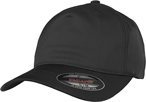 Flexfit (fleyk) Unstructured Tech Flexfit Tapa, unisex, Unstructured Tech Flexfit, negro, S/M