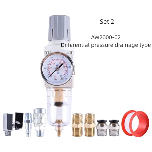 Filtre à air pneumatique AW2000-02 pour éliminer l'eau du compresseur