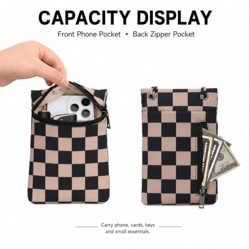 Image of Small Crossbody Women Cell Phone Purse Wallet Bag With Shoulder Strap