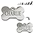 Iberiagifts - Bone ID Tag For Medium/Large Pets, polished stainless steel, For Dogs And Cats, Engraved And Personalised Identity Collar Plate
