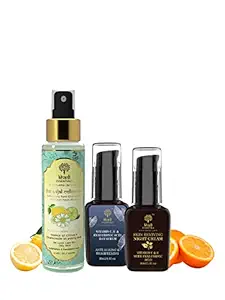 Khadi Essentials 2% HA + 10% Vitamin C Face Serum For Glowing & Bright Skin with Tea Tree Extracts, For Women & Men, 30ml