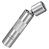 Eastyard 14mm Thin Wall Magnetic Swivel Spark Plug Socket - 3/8-Inch Drive 12-Point Spark Plug Socke