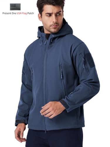 ReFire Gear Men's Army Special Ops Military Tactical Jacket Softshell Fleece Hooded Outdoor Coat - Image 5