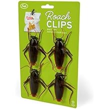 Genuine Fred Roach Bag Clips, Set of 4, Brown