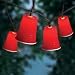 Mainstays 10-Count Red Cup Lights