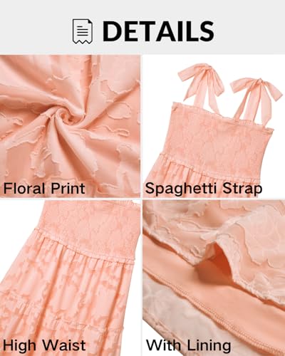 Image of Plus Size Summer Dress - Sun Boho Beach Casual Floral Tiered Smocked Long Maxi Dresses