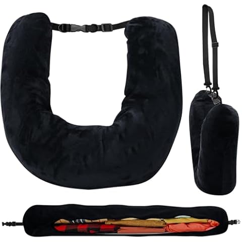 Refillable Neck Pillow for Travel Cover