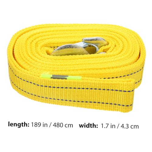 Corde de remorque de voiture synthétique et sangle de traction 3 psc - 7