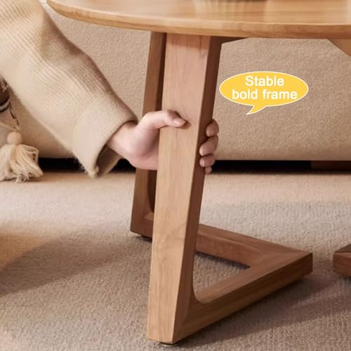 Table basse ronde YVYKFZD gain de place et montage facile