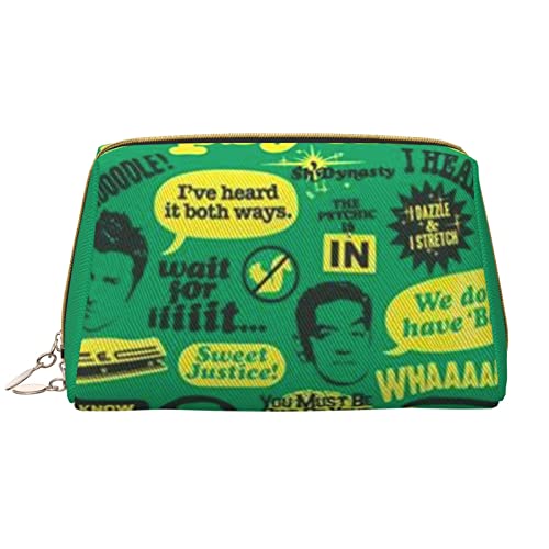 Trousse de maquillage grande capacite cuir blanc pochette cosmetique fille