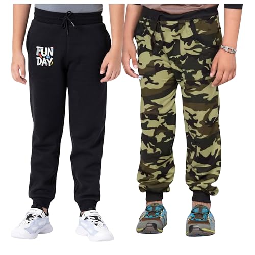 Image of Boy's Regular Fit Track Pants, Pajamas and Lowers