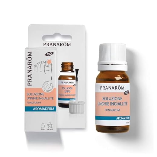 PRANAROM - Aromaderm - Solución Uñas - Trata Localmente la Uña - con Aceites Esenciales Puros y Naturales - la Uña se Regenera de Forma Natural y Recupera un Aspecto Sano - 10ml