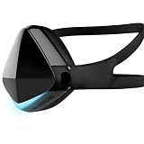 Diseño compacto y elegante: el respirador de aire eléctrico inteligente sigue el principio de diseño ergonómico, diseño facial en 3D, cómodo de llevar, sin presión, hecho de silicona, agradable para la piel y ligero, puede proteger su salud 360 grados y está equipado con iluminación fría .