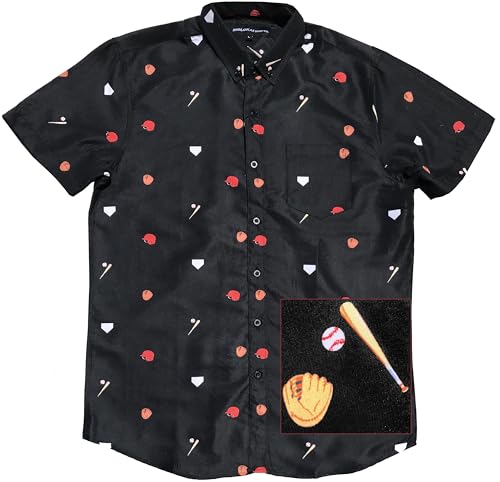 Image of Molokai Surf Button Down Slim Fit Hawaiian Short Sleeve Shirts