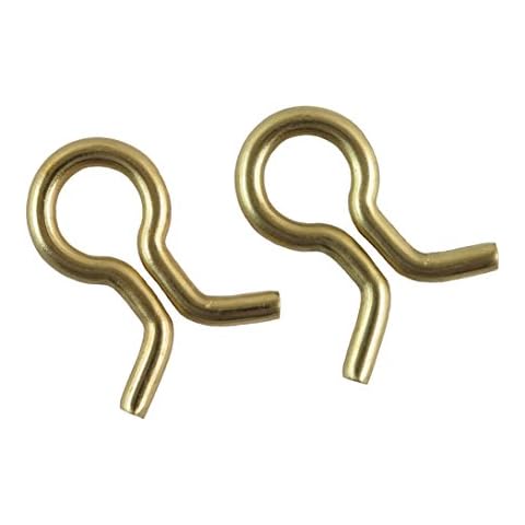 River Guide Supply 20 Brass Downrigger Mold Eyes - Eyelets for Lead Weight Molds (20 Pieces) - Made in USA Cover