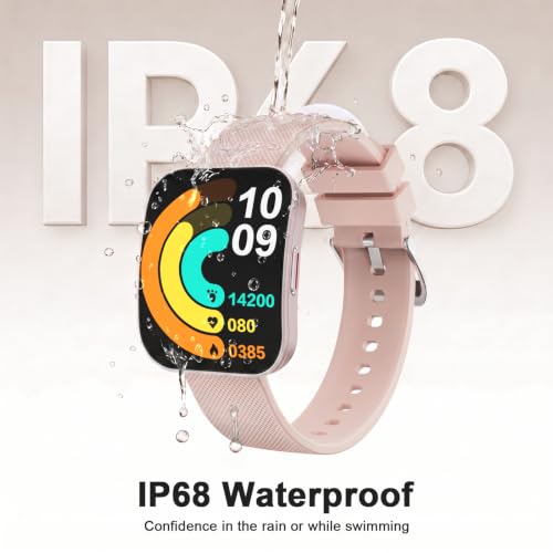 Image of MFVLP Smart Watch for Men Women, Bluetooth Calls, AI Dial, AI Q&A, 1.85 inch HD AMOLED Curved Display Fitness Watch with Blood Pressure Sleep Heart Rate Monitor
