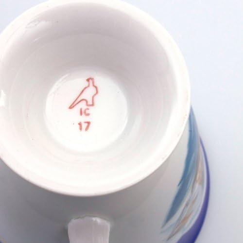 Dulyovo Porcelain Mug and Saucer "The Sea"