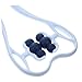 HAPINARY Roller Massager for Neck Pain Relief Tool Sturdy Practical Skin-Friendly Material Handheld Micro-Curved Surface Home Supplies Neck Vertebra Massager