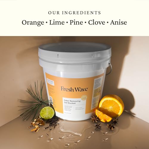 Image of Fresh Wave Odor Removing Gel Bucket, 15.5 lb. (248 oz.) | Orange Scent Refill