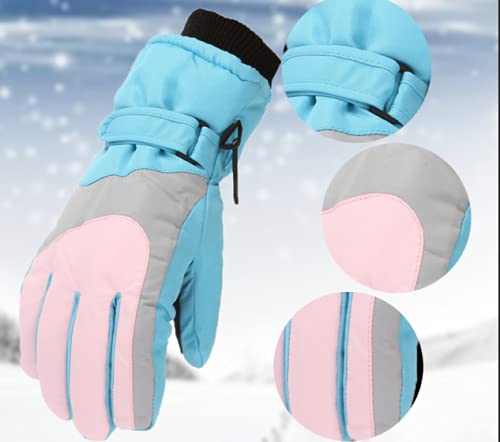 Kids Winter Gloves - Waterproof Ski Snow Gloves for Boys & Girls，Stylish, Warm, and Breathable for Cold Weather4