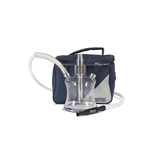 Oduman N2 Clear Travel 1 Schlauch Shisha inklusive Transporttasche