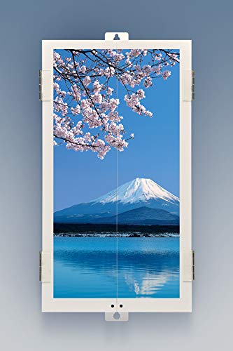創価学会仏壇 ミニ仏壇 コンパクト仏壇 壁掛け仏壇1 (普通サイズ, 富士山)
