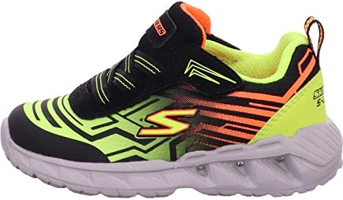 Skechers Kids Boy's Magna-Lights-Maver Sneaker, Black/Yellow, 8 Toddler | Image 1