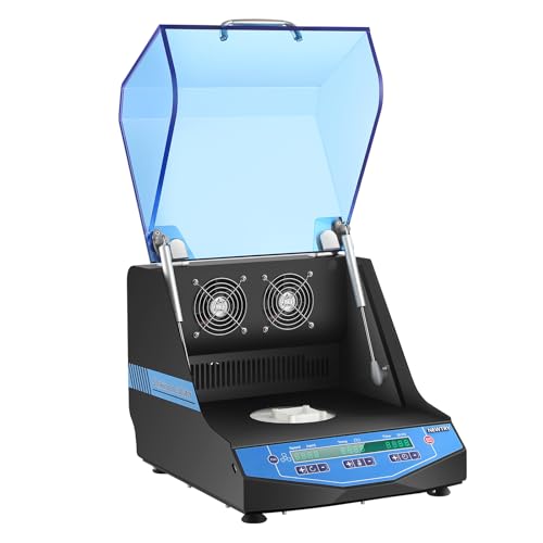 NEWTRY 2 in 1 Lab Incubator Shaker, Shaking Incubator with Temperature & Time Setting 50-300rpm 5-60℃ 20mm Circumferential Rotation