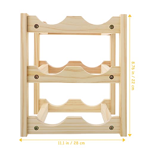 Soporte para Botellas de Vino en Madera miniatura 2