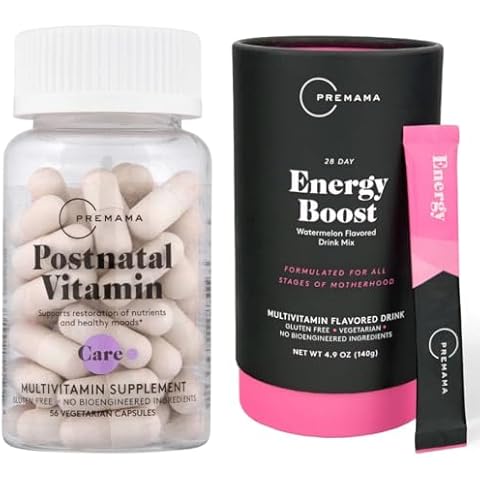 Premama Postpartum Multivitamin + Energy Boost Bundle Cover