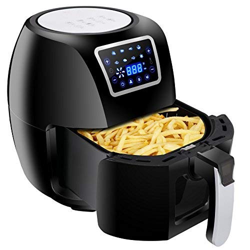 ZENY Electric Air Fryer 1800W 5.8QT Cooking Tool For Healthy Oil Free Cooking