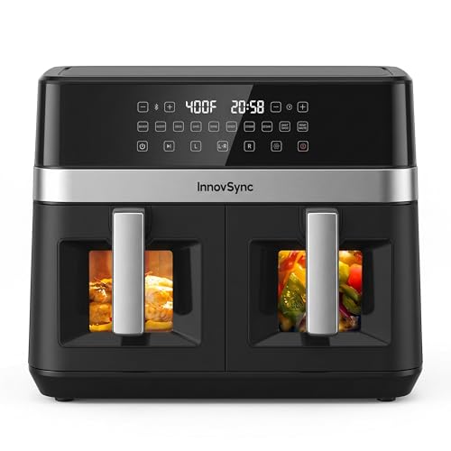 12QT Dual Air Fryer with Touchscreen and View Window