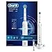 Oral-B Smart 4 4000N CrossAction rechargeable Brosse à dents électrique, 1 poignée connectée à une application, 3 modes avec blanchiment, 2 têtes de brosse à dents, prise britannique à 2 broches