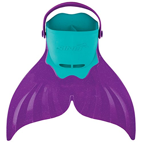 Finis Mermaid Monoaleta, niñas, púrpura, Talla Única