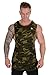 YoungLA Long Tank Tops Men Muscle Shirt Gym Training 306 Cmgrn M Camo Green