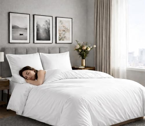 Indus Textiles Luxury Single Duvet Cover Set - 100% Egyptian Cotton, 800 Thread Count Hotel Quality Bedding with Pillowcase for Ultimate Softness - Image 5