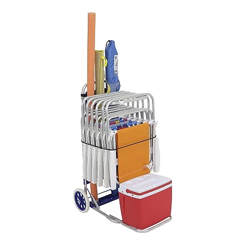 CARRINHO MESA PARA PRAIA ALUMINIO - COM AVANÇO