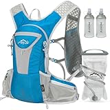 IX INOXTO Mochila de Hidratação, Mochila de Água Leve com Mochila de Bexiga de Hidratação de 2L Grátis para Homens e Mulheres, Colete de Hidratação de Corrida para Corrida Em Trilha, Caminhada, Ciclis