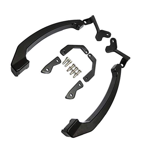 ben-gi en Alliage d'aluminium Moto arrière Passager Accoudoir poignée de Remplacement Set pour MT-07 FZ07