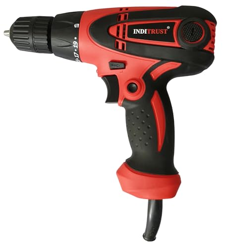 Image of Inditrust 500W Electric Screwdriver Drill Machine WITH 6 MONTHS WARRANTY 100% Copper Winding LED LIGHT system 10mm (Left /Right rotation with Variable Speed)