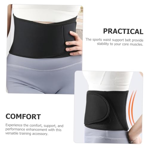 Faja lumbar de soporte abdominal para mujer negra miniatura 5
