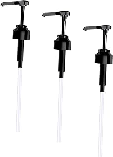minkissy 3pcs Sauce Bottle Pumps Pressure Nozzles for Oil and Syrup Dispensing for Cooking and BBQ Compatible Oyster Oil and Dressings