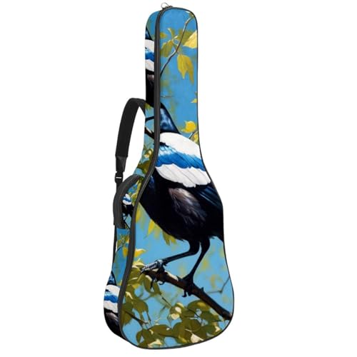 Sac pour guitare 40-42 pouces étanche multicolore à motif pie