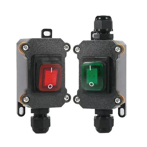 Interruptor de exterior 12V 24V resistente al agua para iluminación náutica LED