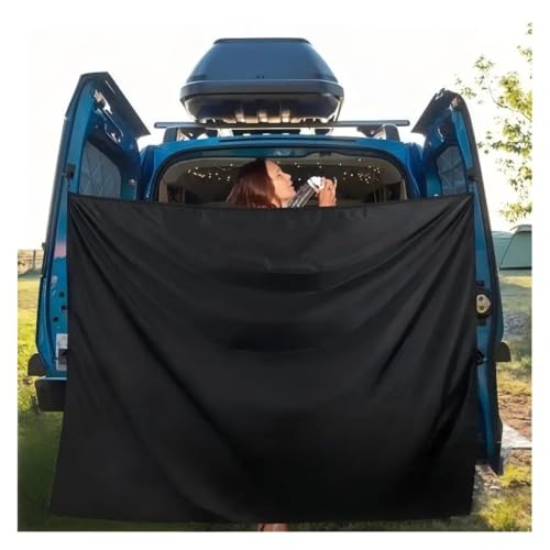 Cortina trasera autocaravana para ducha al aire libre y privacidad en furgoneta camper van 7