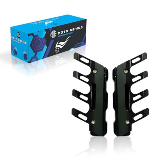 Image of ABS Shocker Protector | Front Fork Fender Protector | Universal Anti-Fall Slider Guard for All Bikes (Black)