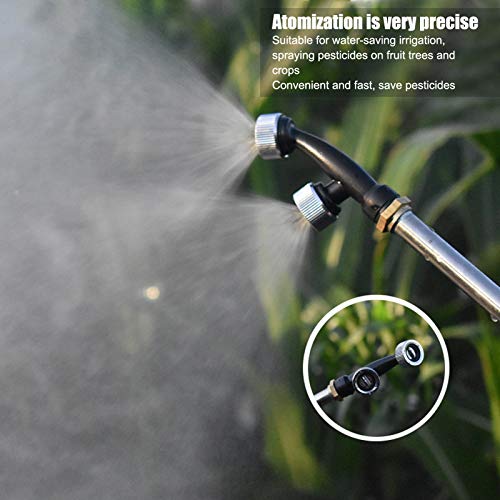 EVTSCAN DN15 G1/2in Double Nozzle Tips for Backpack Sprayer Suitable For Replacing Backpack Sprayer Nozzle,Farm Nozzle,Water Pump Nozzle And Orchard Nozzle - Image 4
