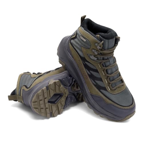 Image of Waterproof Hiking Shoes | Mid Ankle | Ripstop Fabric | Anti Skid Rubber Sole | ET1112