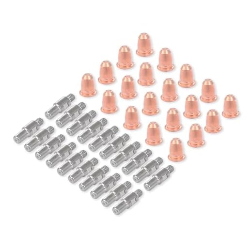 PD0116-08 Tip PR0110 Electrode 40PK For Trafimet S25 S35 S45 Torch Consumables Black