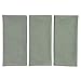 Serafina Home Sage Green Kitchen Dish Towels 100% Cotton Cloth Soft Cleaning Drying Absorbent Terry Ribbed Loop: Set of 3 Multipurpose for Everyday Use